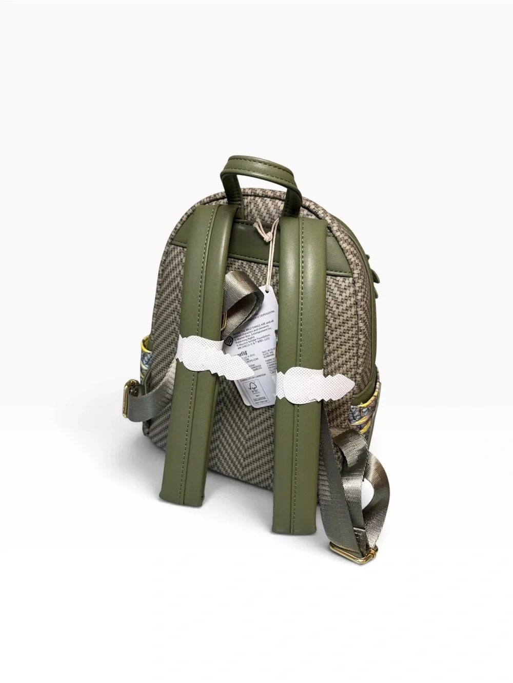 Loungefly Where the Wild Things Are Green & Yellow Mini Backpack